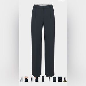 Aritzia Effortless Pants -Dark Night Navy - Size 0 short